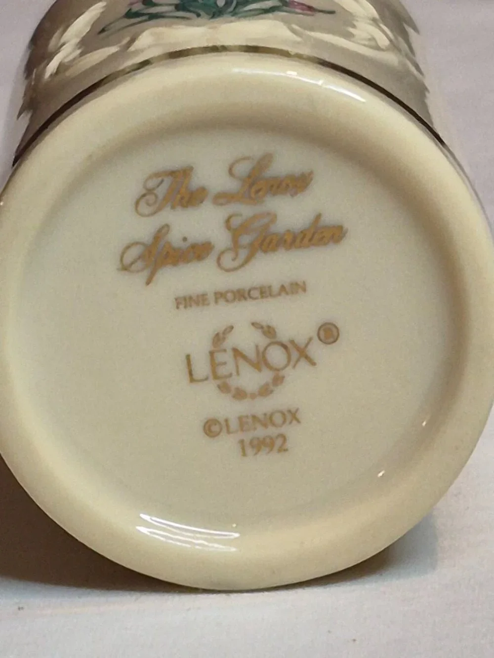 Vintage Lenox 1992 Porcelain Spice Garden Jars w/ Rack Set of 24